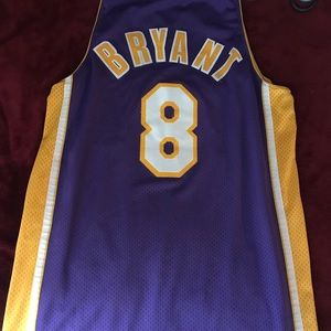 Authentic Kobe Bryant stitched lakers jersey